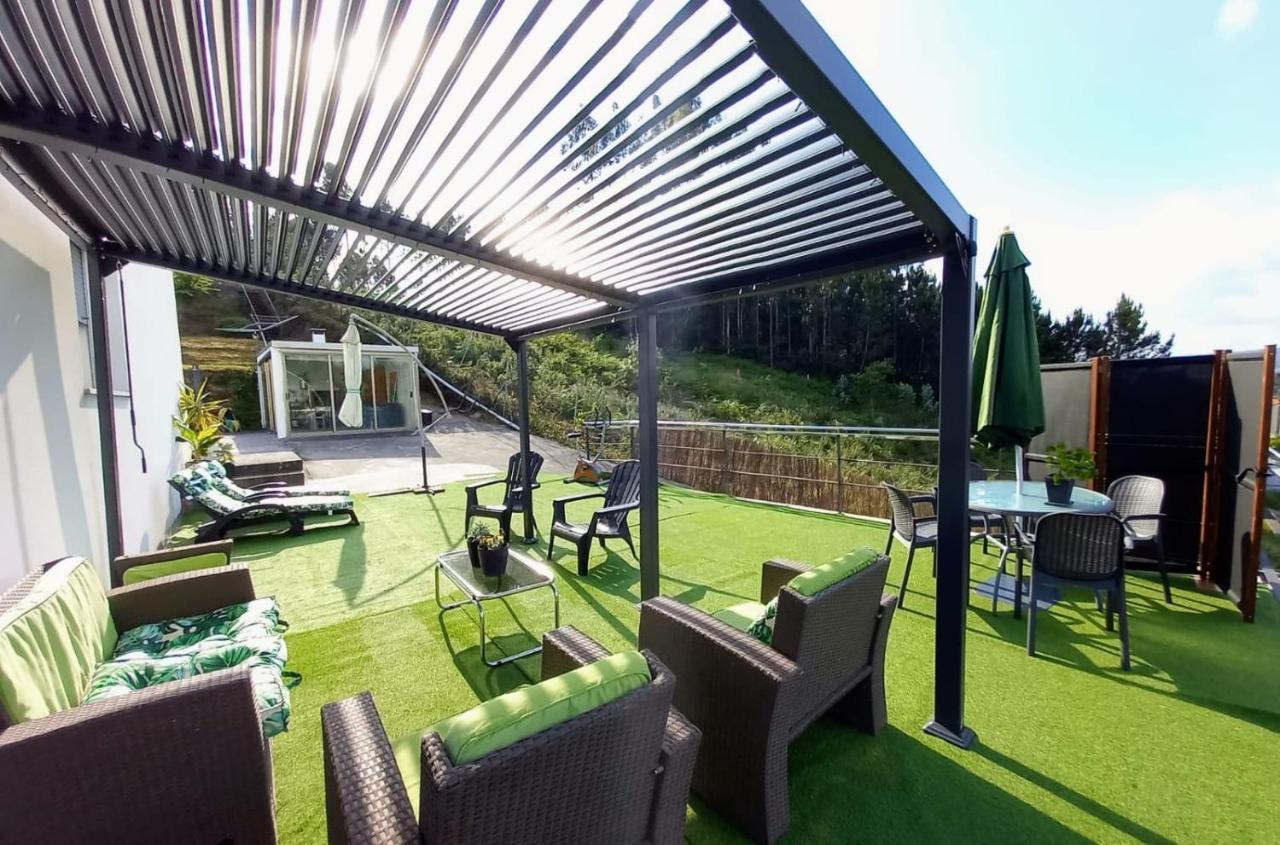 Appartamento Casa Rocha Velha Con Terraza Y Piscina Particular San Giacomo di Compostella Esterno foto