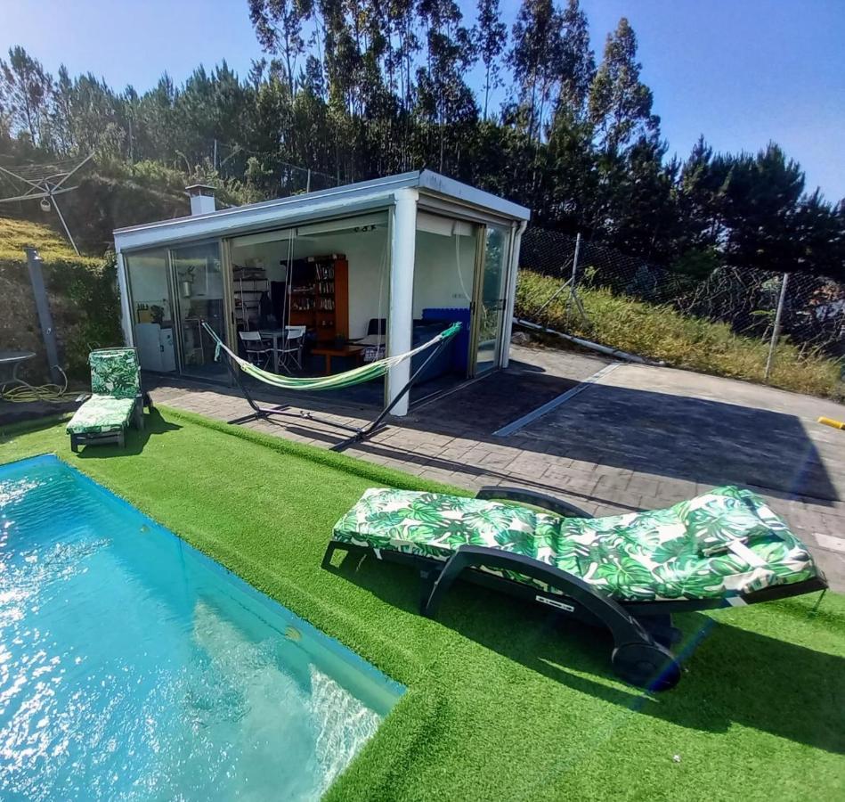 Appartamento Casa Rocha Velha Con Terraza Y Piscina Particular San Giacomo di Compostella Esterno foto