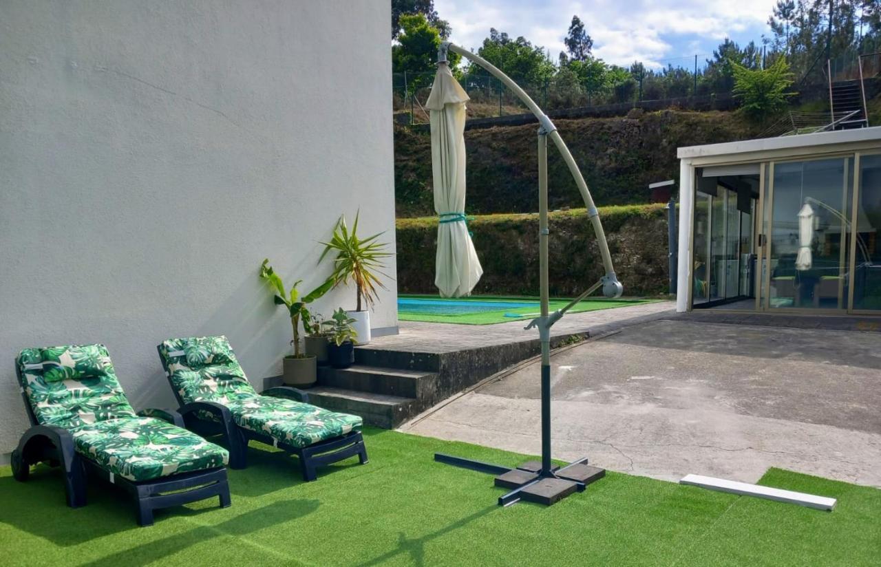Appartamento Casa Rocha Velha Con Terraza Y Piscina Particular San Giacomo di Compostella Esterno foto