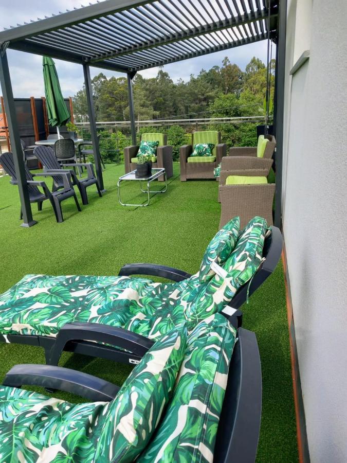 Appartamento Casa Rocha Velha Con Terraza Y Piscina Particular San Giacomo di Compostella Esterno foto