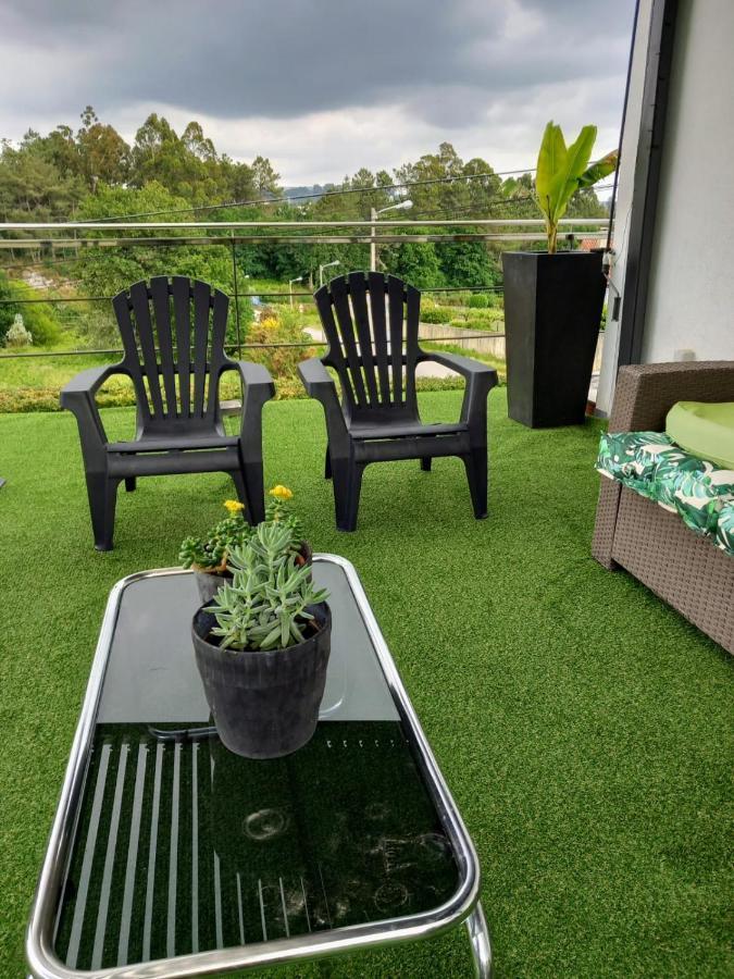Appartamento Casa Rocha Velha Con Terraza Y Piscina Particular San Giacomo di Compostella Esterno foto