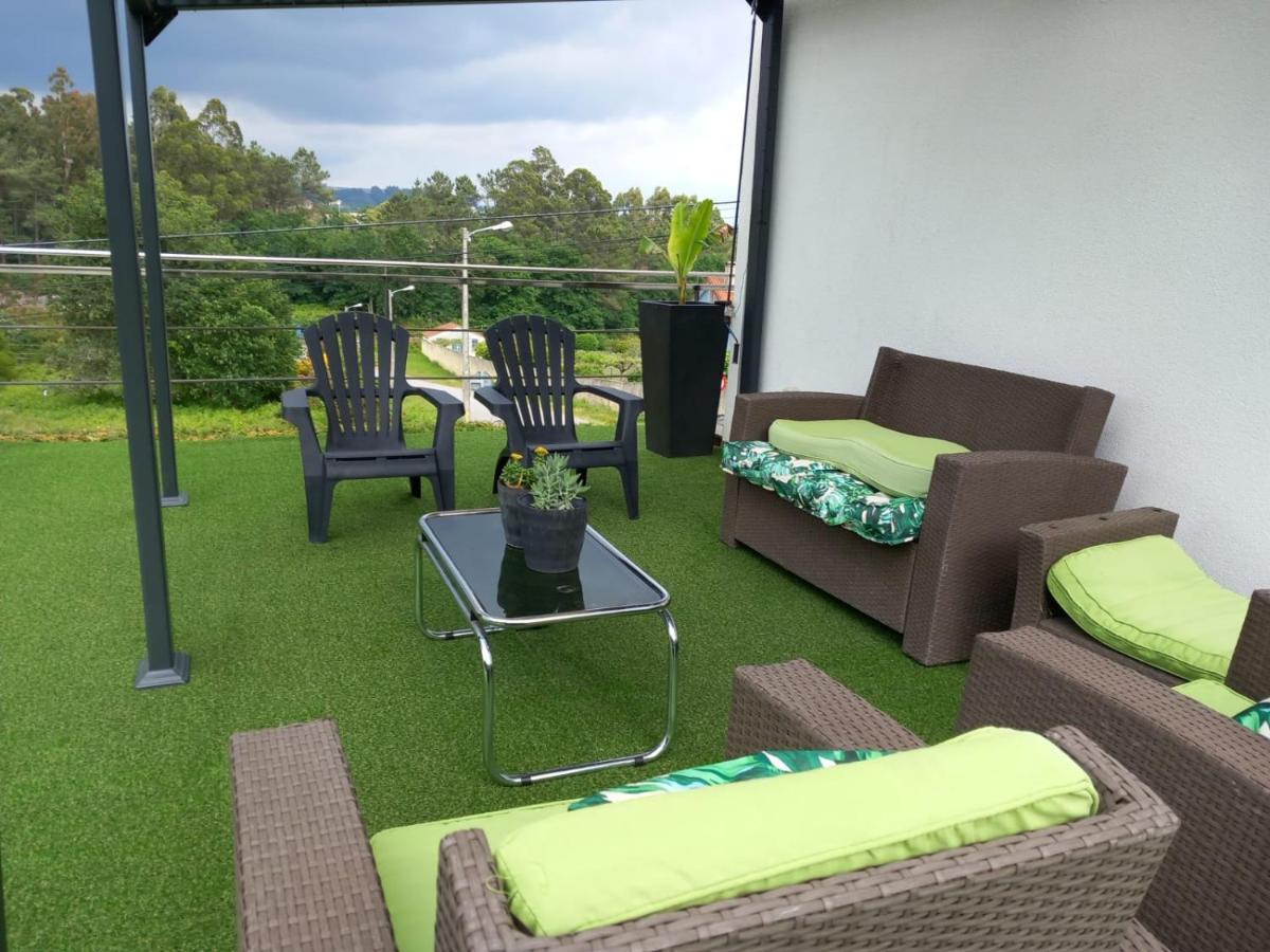 Appartamento Casa Rocha Velha Con Terraza Y Piscina Particular San Giacomo di Compostella Esterno foto