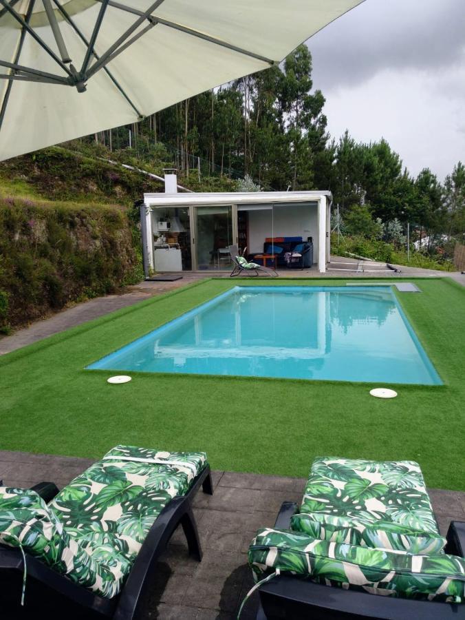 Appartamento Casa Rocha Velha Con Terraza Y Piscina Particular San Giacomo di Compostella Esterno foto
