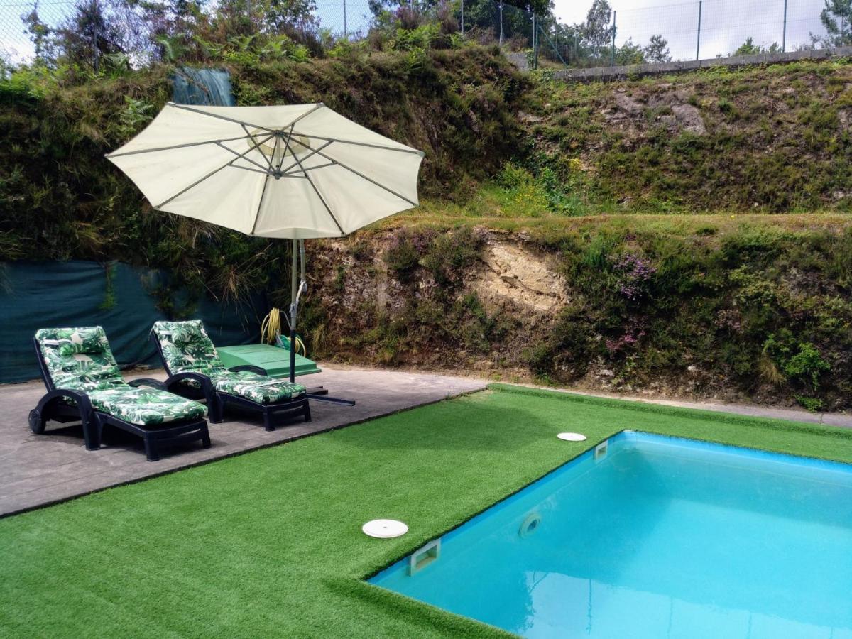 Appartamento Casa Rocha Velha Con Terraza Y Piscina Particular San Giacomo di Compostella Esterno foto